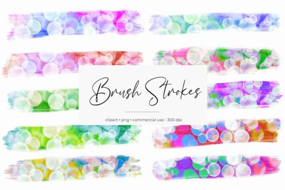 Bokeh Brush Strokes Clipart: A Versatile Tool for Modern Creativity and Design