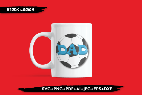 Dad Football SVG for Creative Projects
