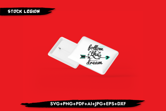 Follow the Dream-Arrow SVG for Creative Projects