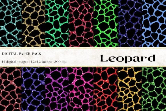 Glitter Leopard Digital Papers: Elevating Creativity in the Modern Crafting World