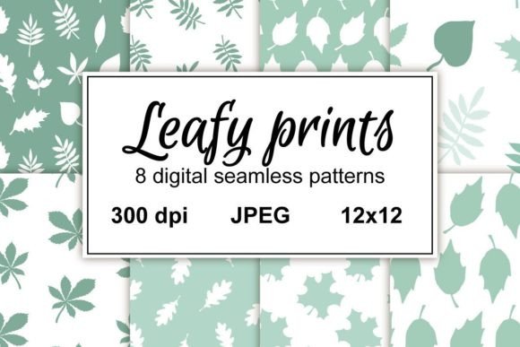 Green Leaves Patterns: A Versatile Design Element for Creative Projects