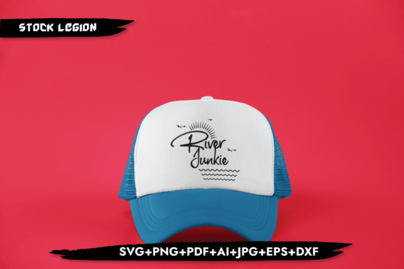 River Junkie SVG for Creative Projects