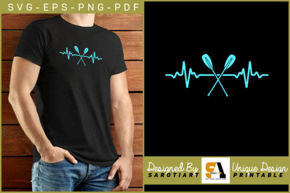 Rowing with Heartbeat Vector Sublimation: A Unique Design for Rowing Lovers