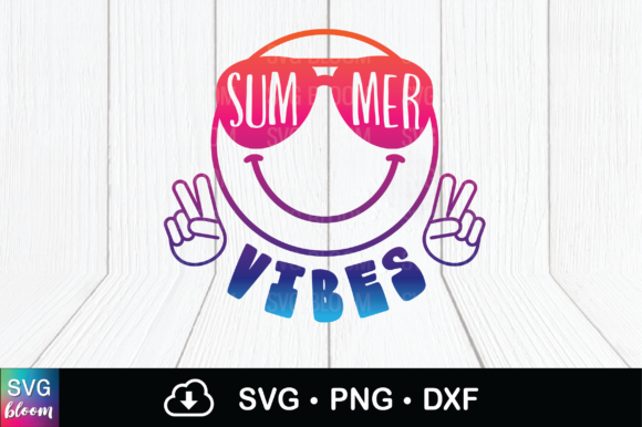 Summer Vibes Happy Smiley Face Sunglass