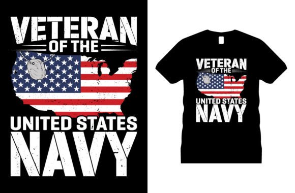 Veteran of the United States Navy Graphic Design for T-Shirts and More