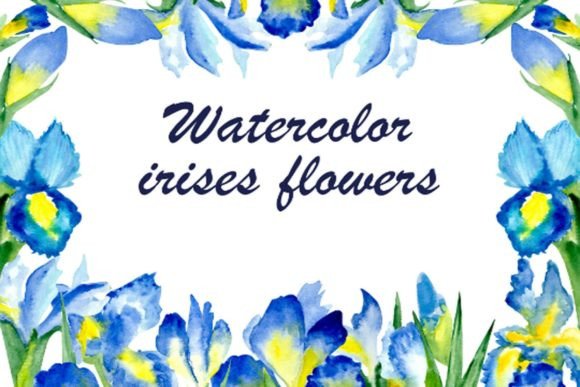 Watercolor Blue Iris Floral Clipart: A Versatile Tool for Creative Projects