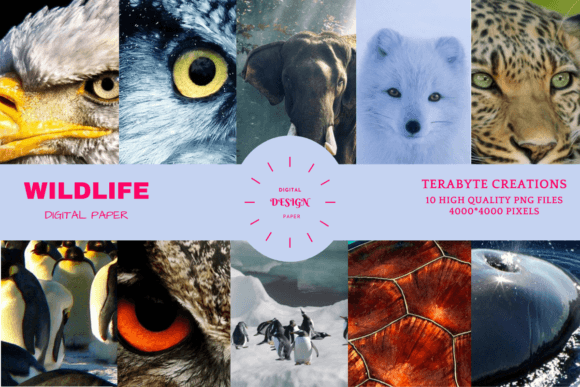 Wildlife Texture Digital Paper: A Versatile Tool for Creative Projects